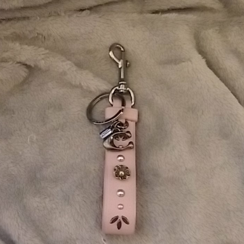 >>>>>SOLD<<<<<Coach Icy Lavender Bag charm/keyring